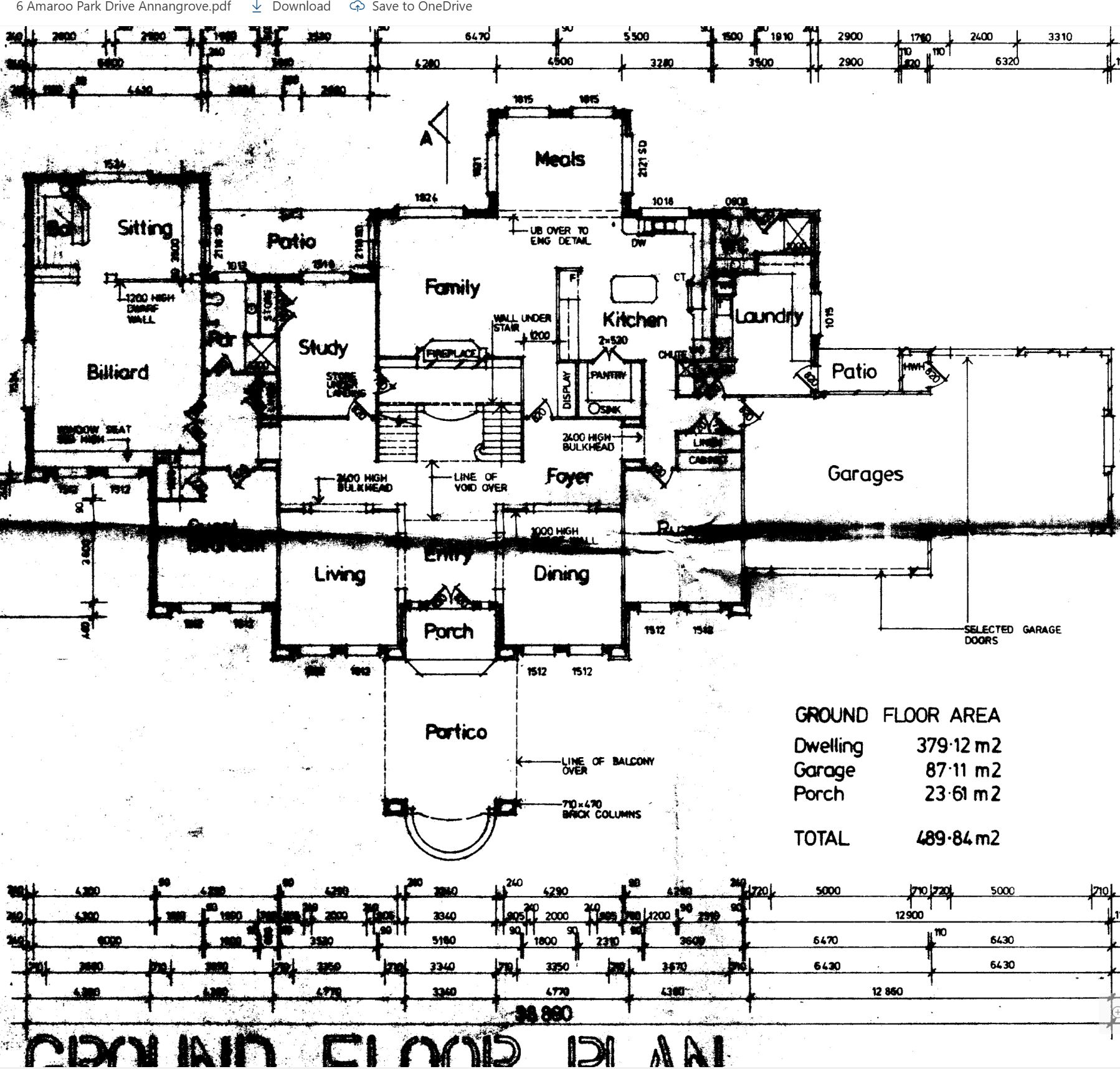 Old Floor Plan