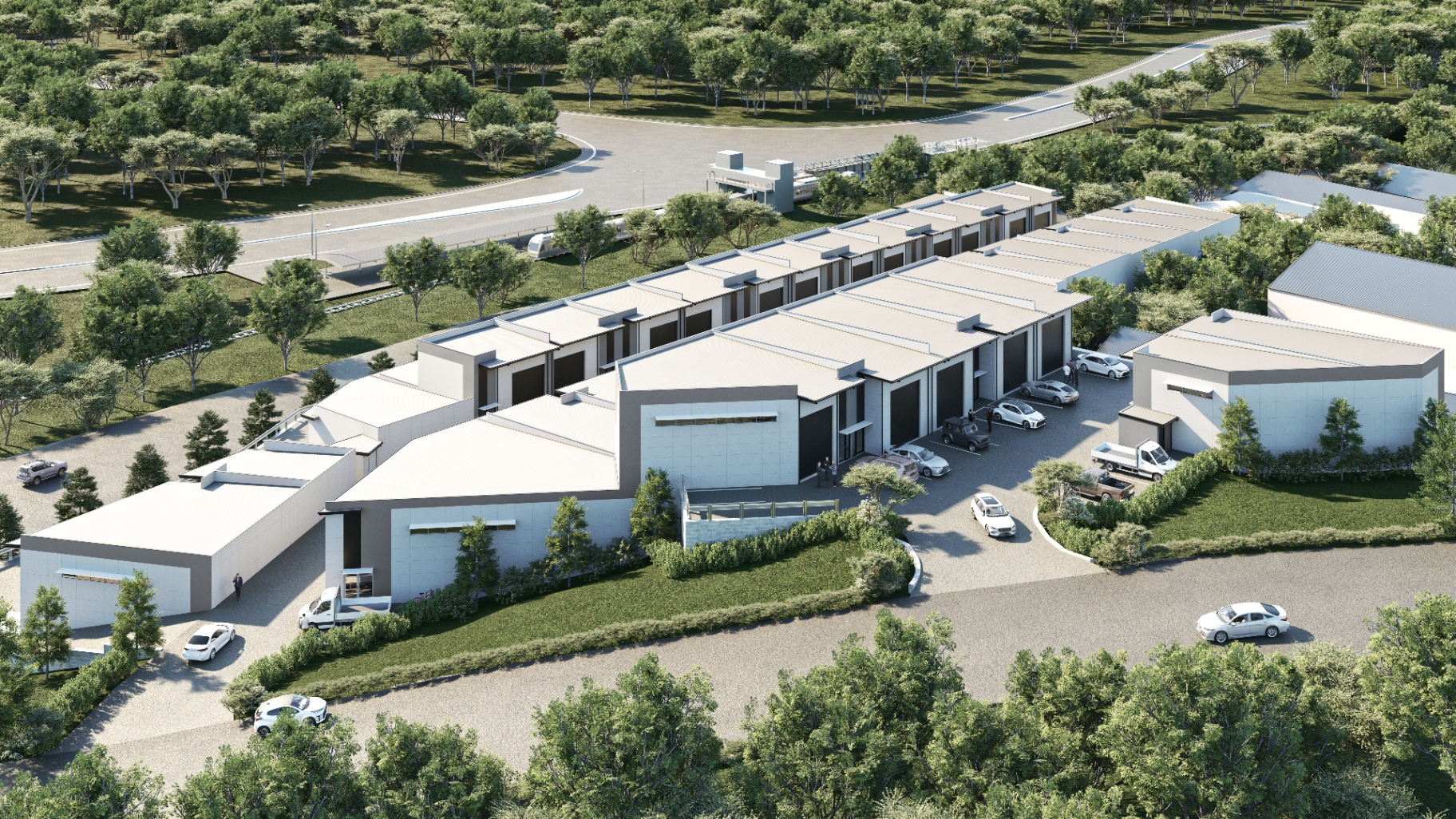 Warehouse 3D renders