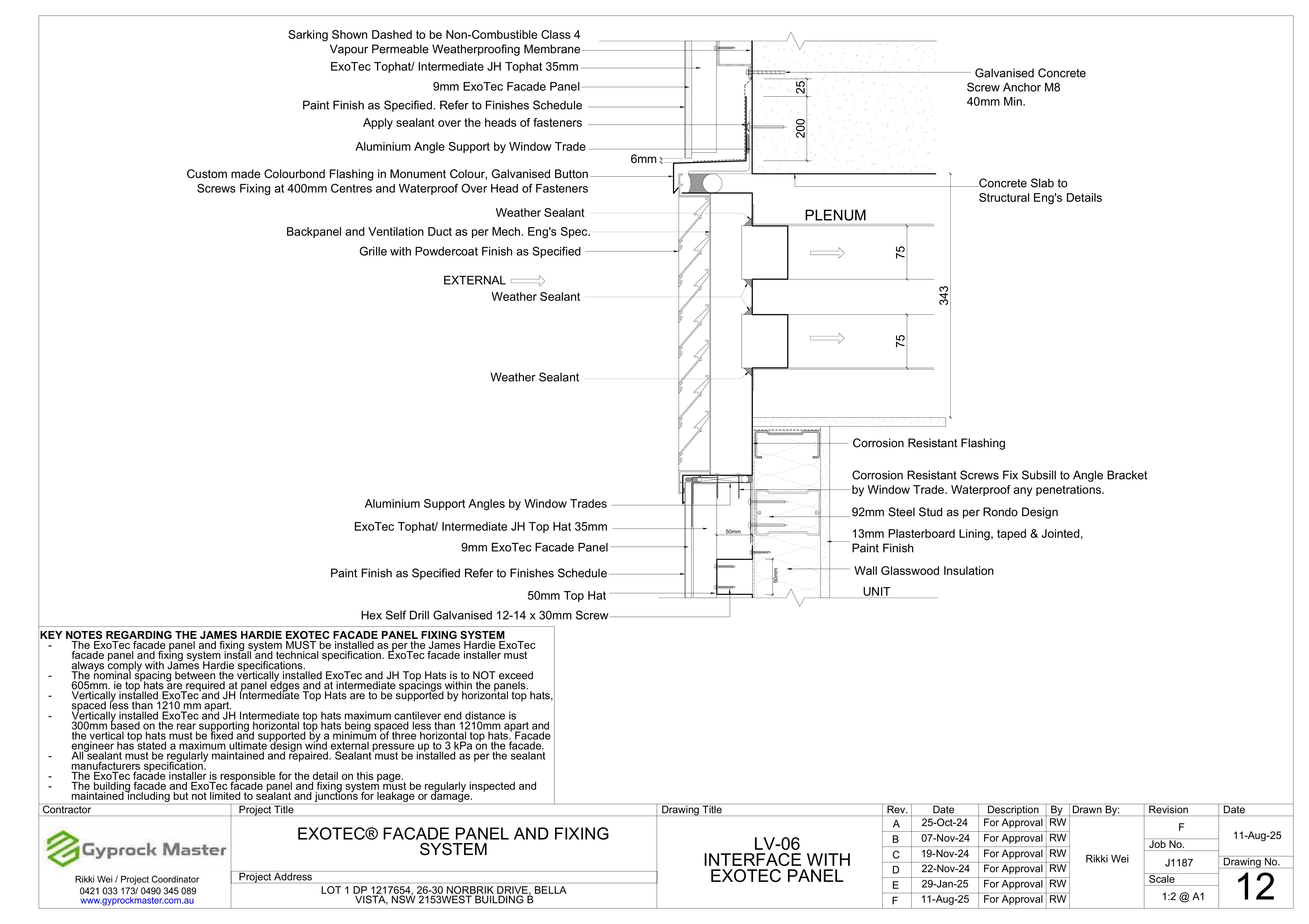 Onsite Product Workshop Drawings