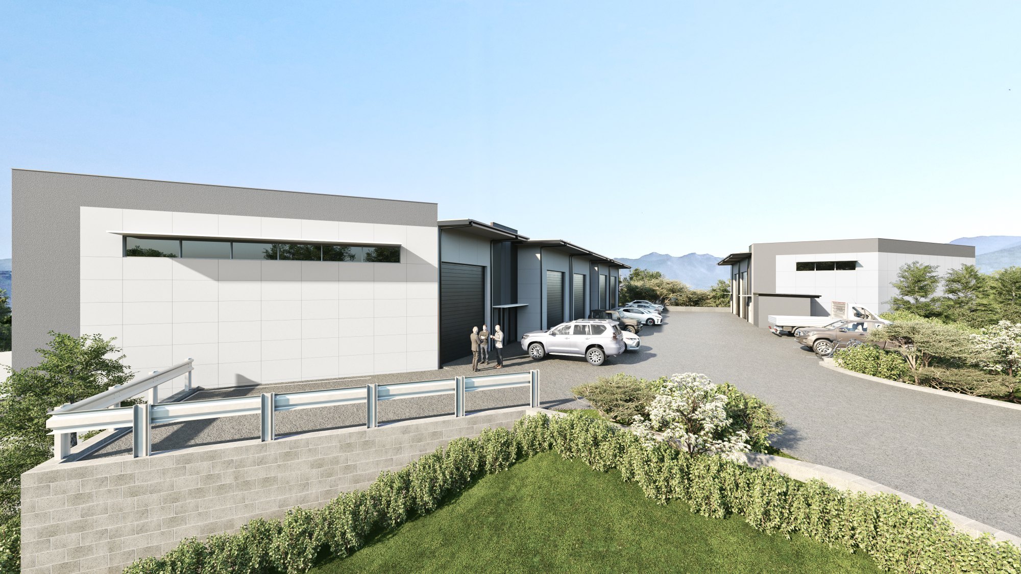 Lisarow Streetscape — Hillside Entry
