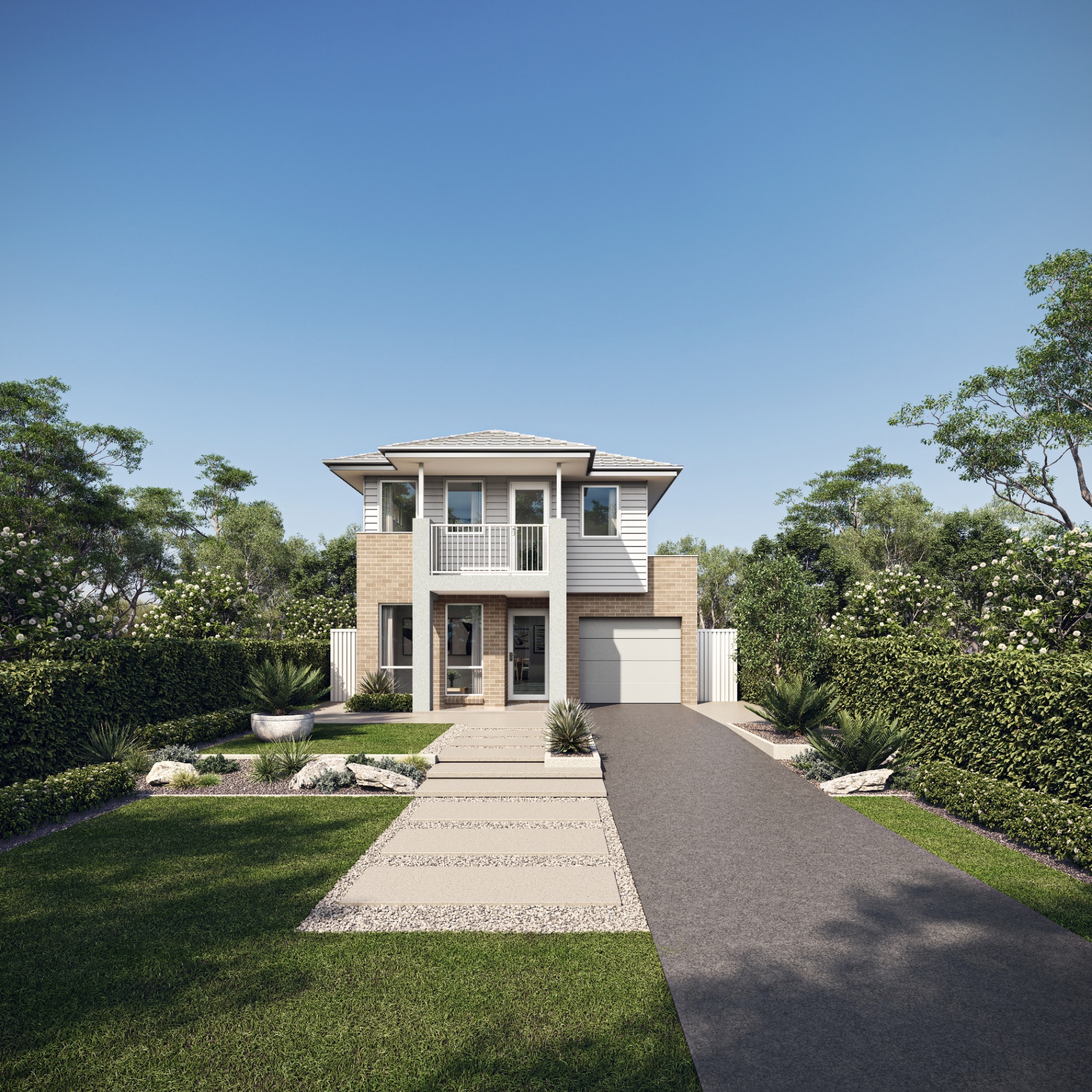 Exterior 3D Industrial Units