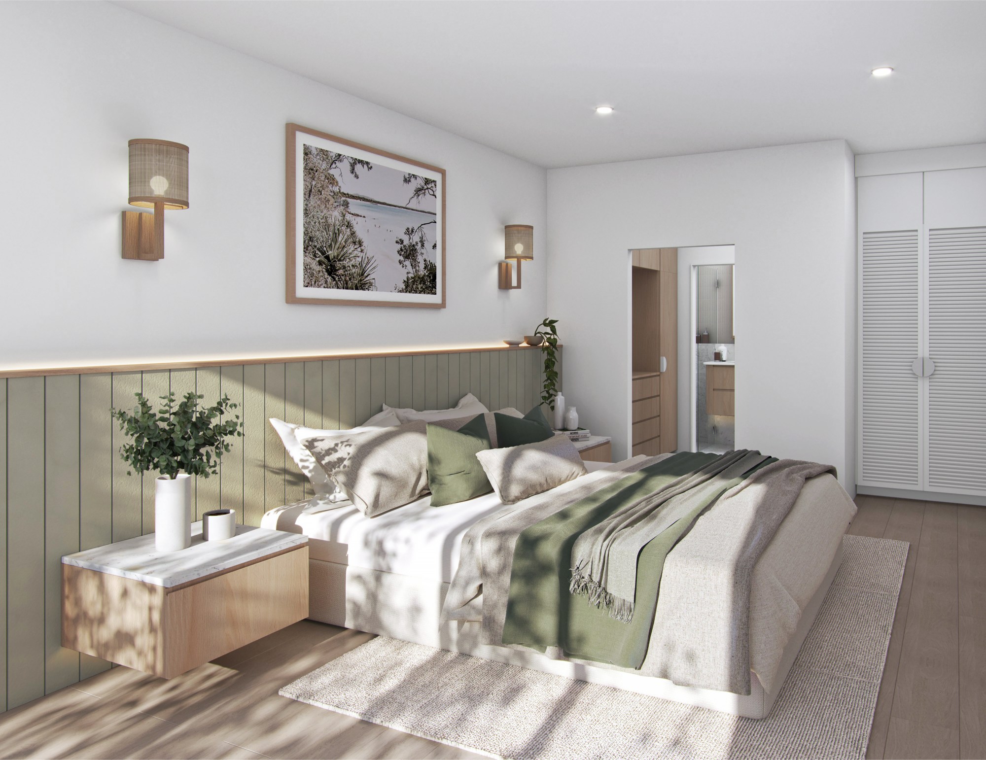 Coastal Master Bedroom