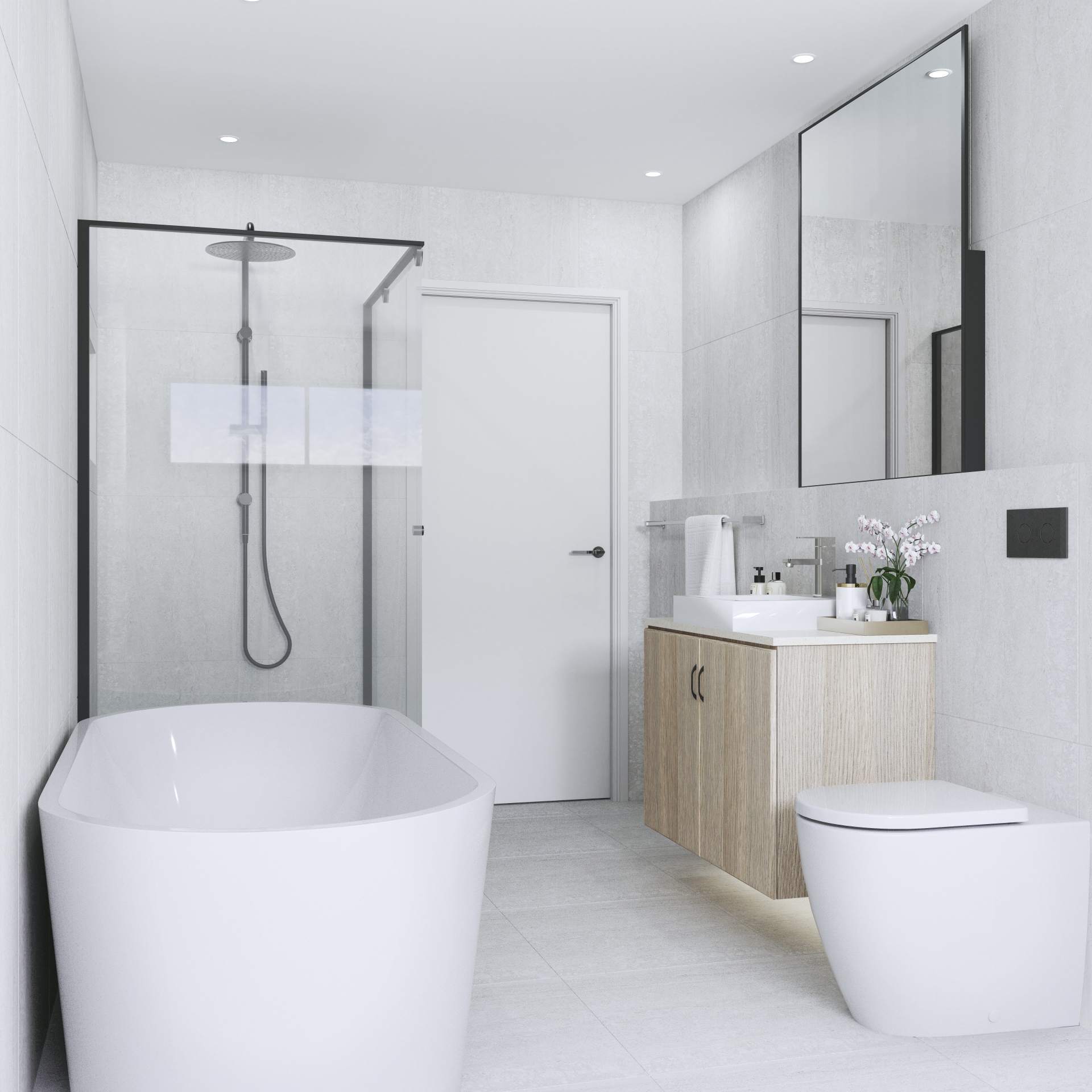 Modern Ensuite Bathroom