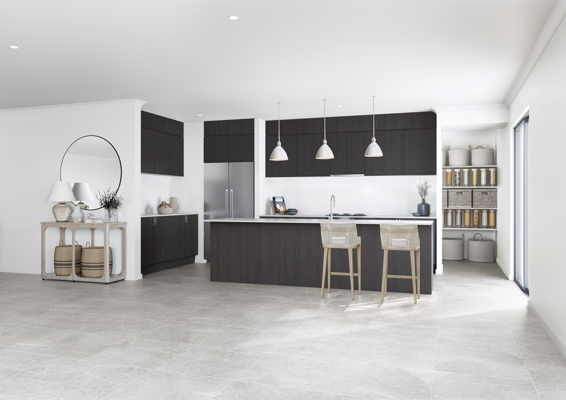 Open Plan Kitchen & Butler's Pantry