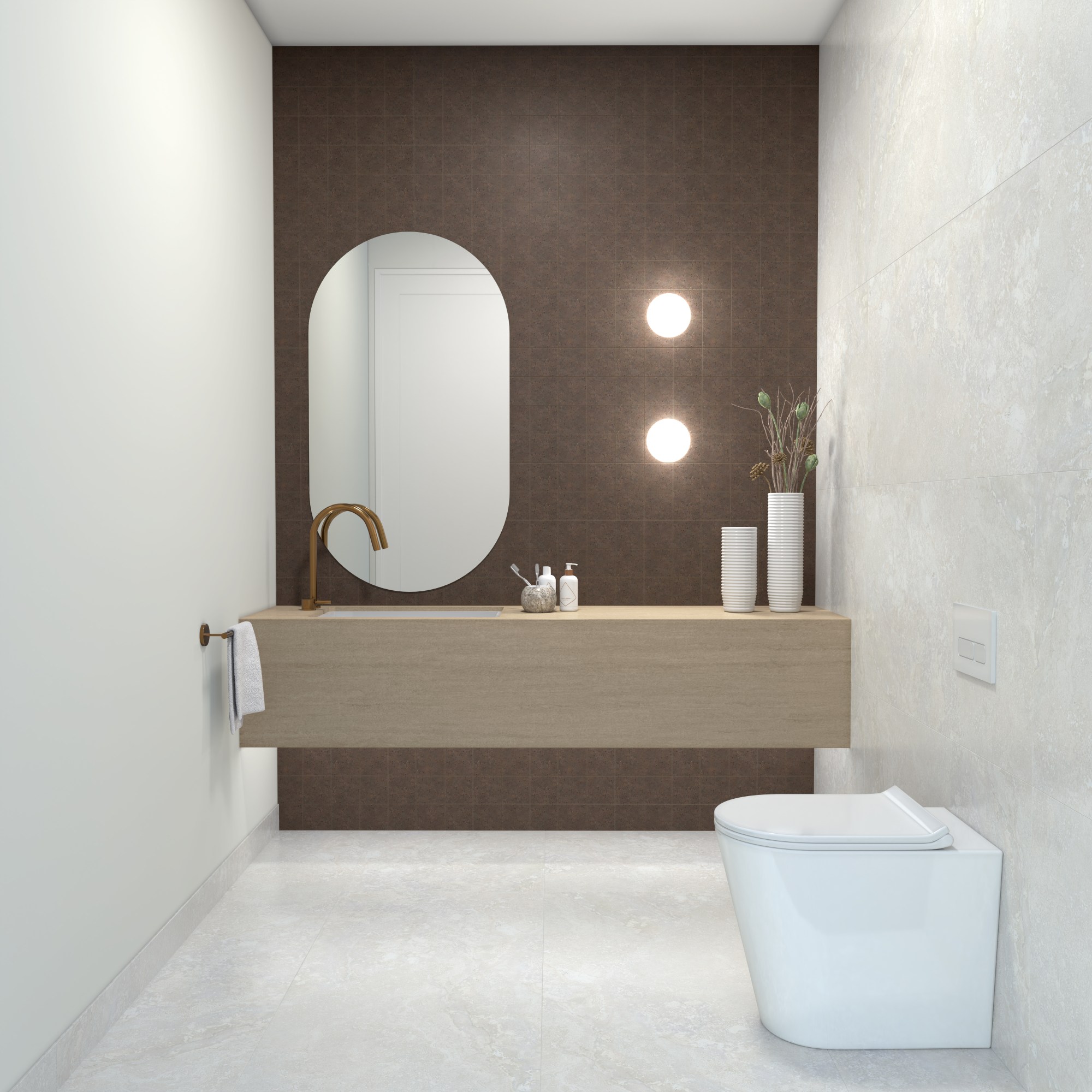 Designer Powder Room