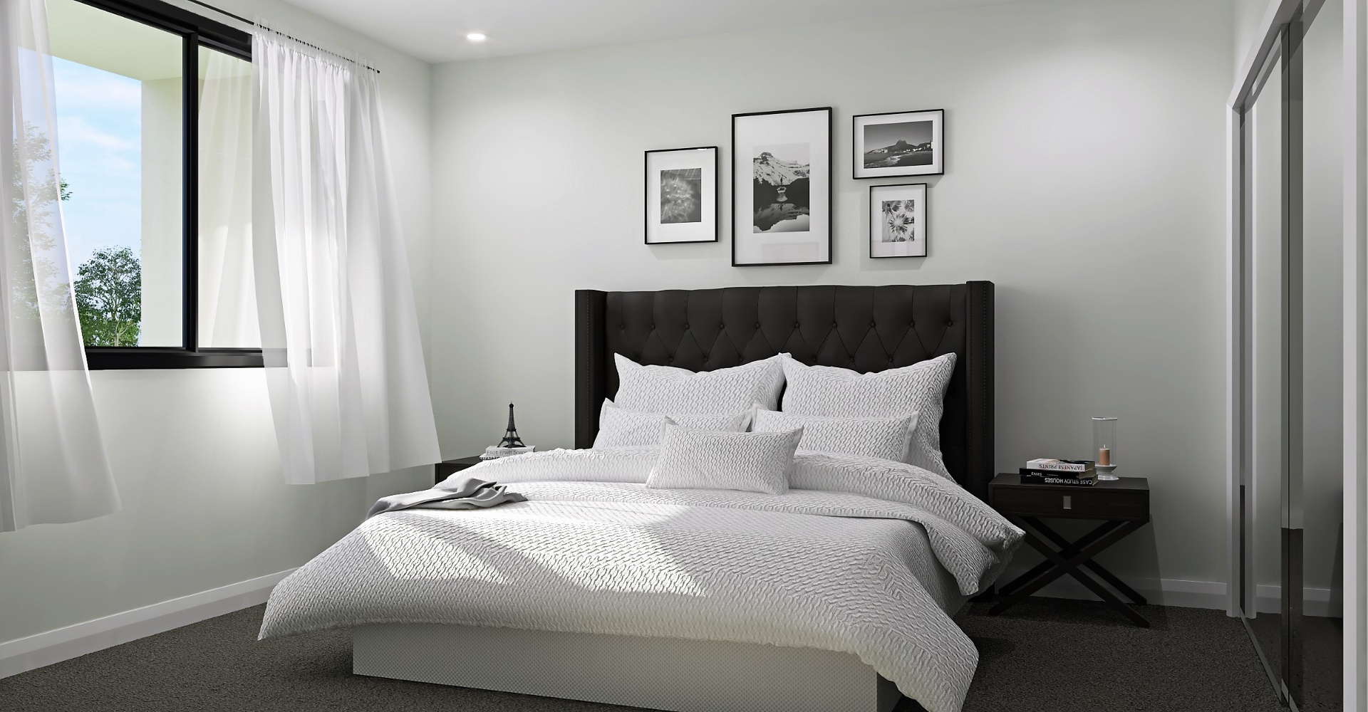 Monochrome Bedroom