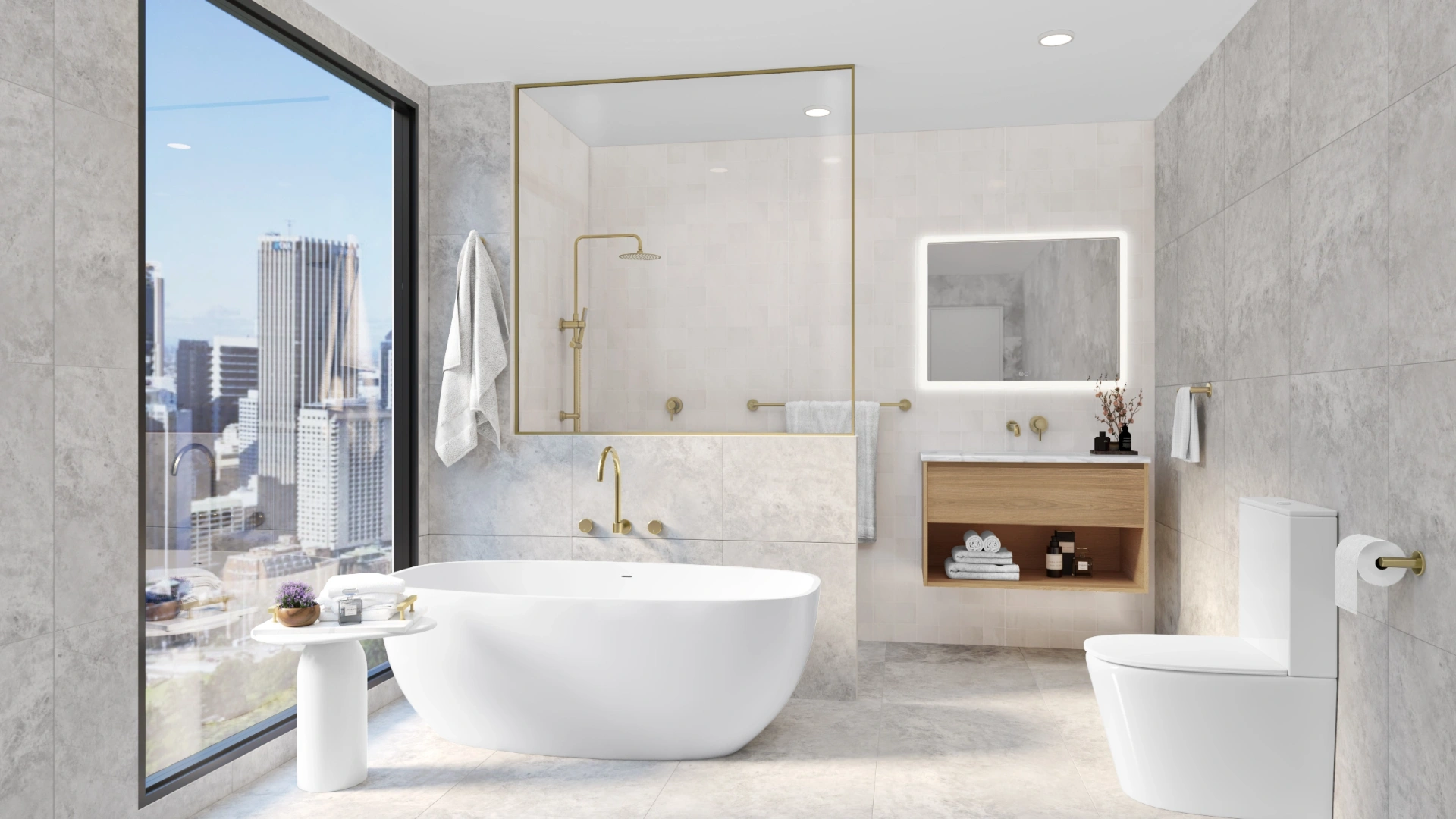 Penthouse Main Bathroom